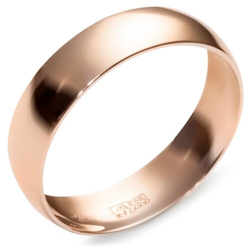 фото Эстет обручальное кольцо из красного золота 01о010140, размер 20