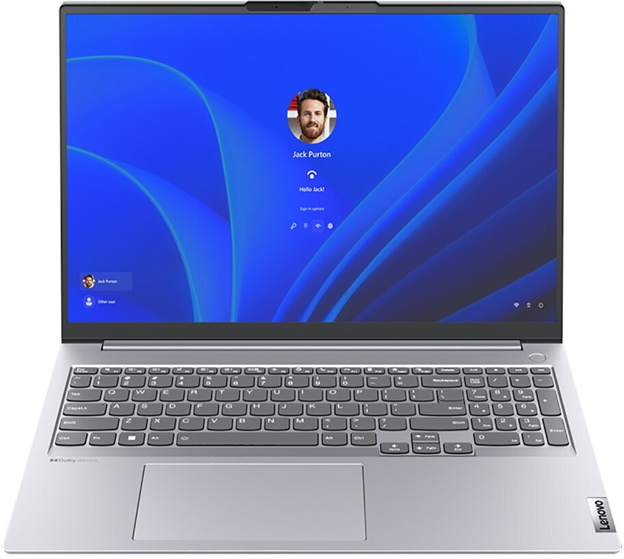 Ноутбук Lenovo ThinkBook 16 G4+ i5-1235U 16Gb SSD 512Gb Intel Iris Xe Graphics eligible 16 WUXGA IPS Cam 57Вт*ч No OS Серый 21CY006PRU