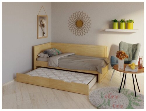 Кровать деревянная Vita Mia Domenica с дополнительным местом 70x140
