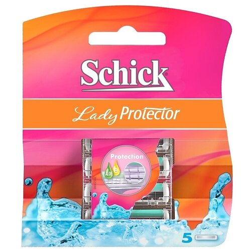 Schick Lady Protector Сменные лезвия, 5 шт. schick lady protector сменные лезвия 5 шт