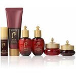 Набор антивозрастных миниатюр The History of Whoo Jinyulhyang 6 pcs Special Gift Set (пенка, тонер, сыворотка, эмульсия, крем для лица, крем для век) - изображение