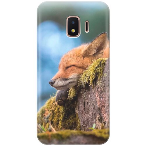 фото Re:pa накладка transparent для samsung galaxy j2 core с принтом "умиротворенная лиса"