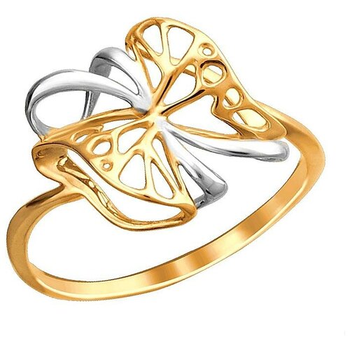 фото Эстет кольцо из красного золота 01к0112318р, размер 18