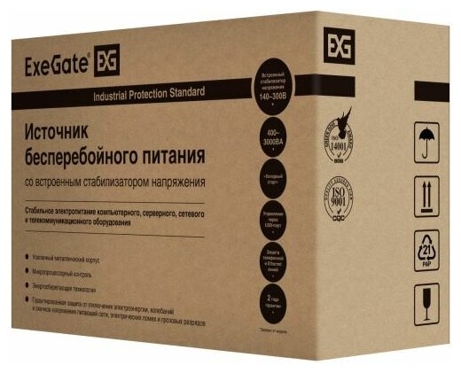 Интерактивный ИБП ExeGate SpecialPro Smart LLB-2200 LCD (EP285529RUS)