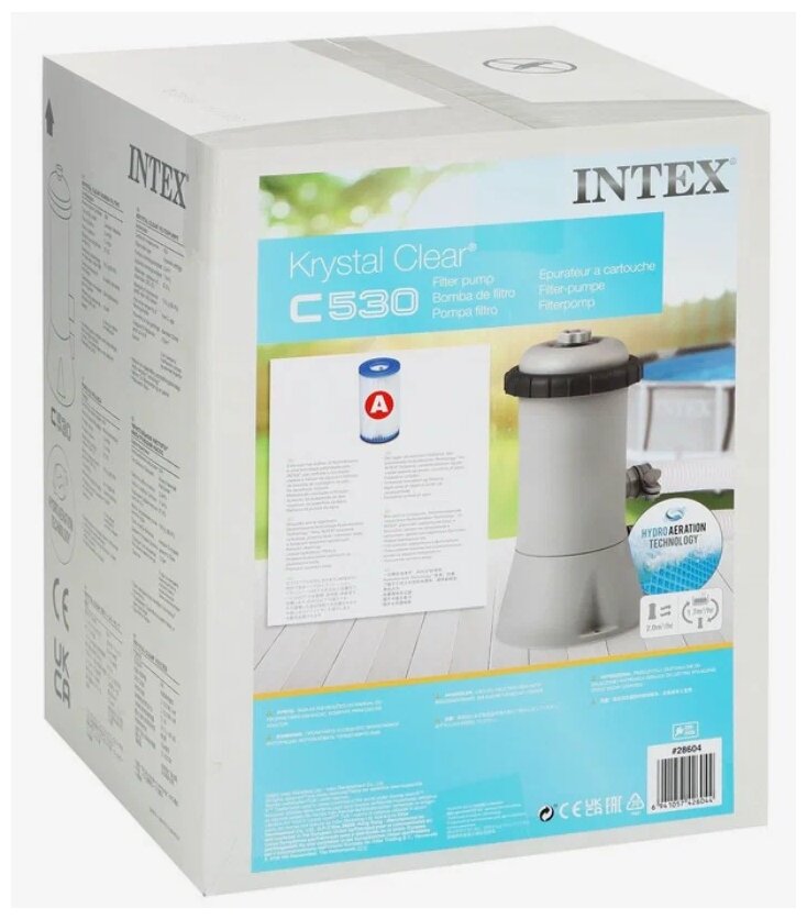 INTEX Фильтр-насос для басс. 2,44x3,05x3,66м 2000 л.ч, 28604 - фотография № 10