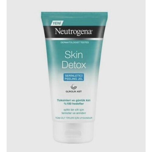 Neutrogena Skin Detox Освежающий гель-пилинг, средство для умывания, очищающее средство, 150 мл