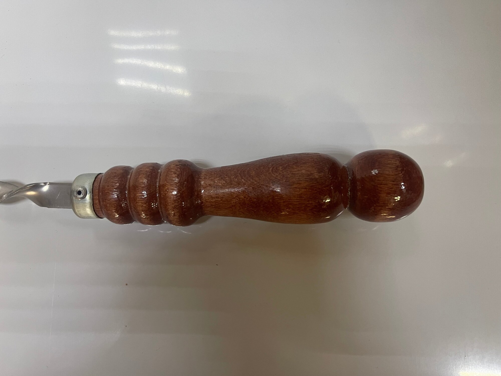 Шампур с деревянной ручкой 72 см - фотография № 2