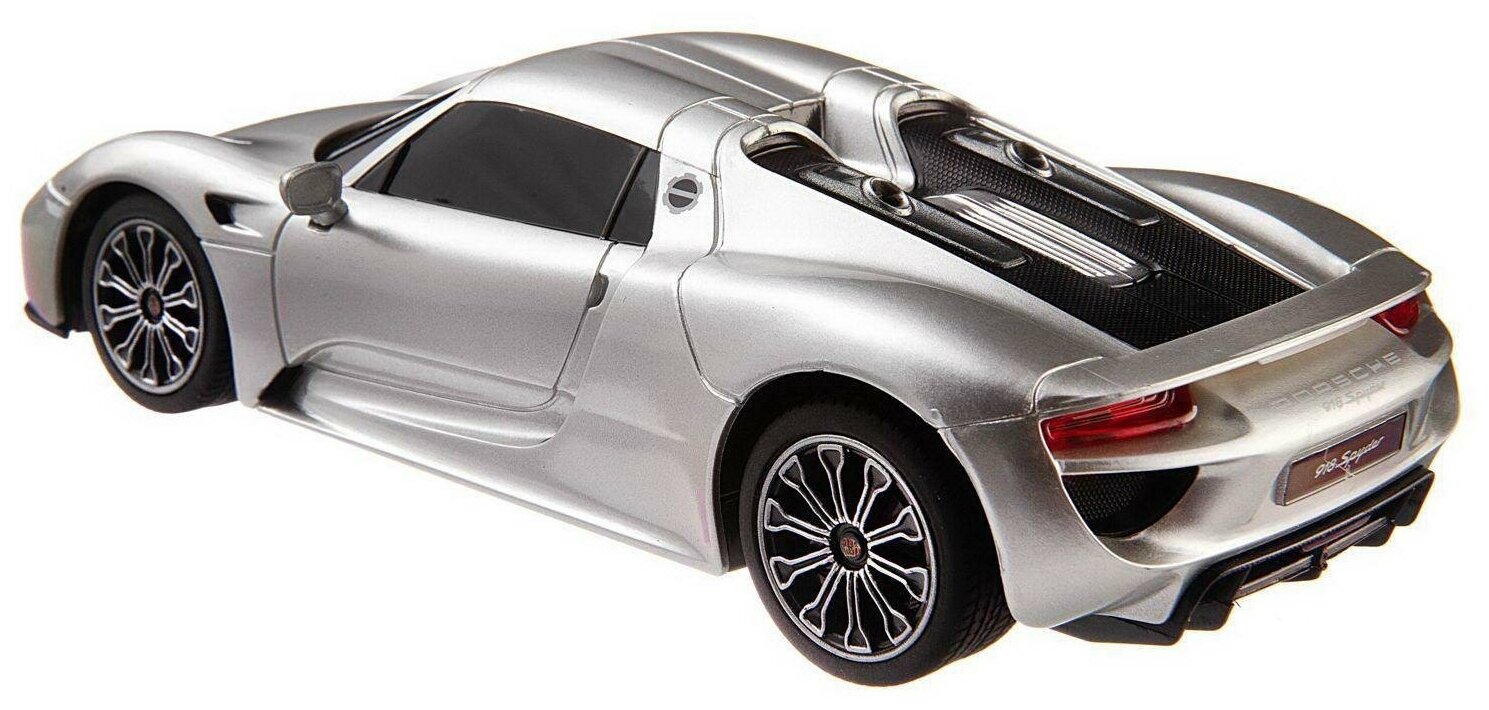 Машина р/у 1:24 PORSCHE 918 Spyder Цвет Серебряный 2.4G