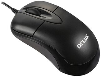Мышь Delux DLM-312BP, черный