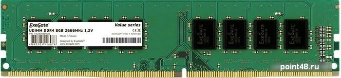 Память оперативная DDR4 ExeGate Value 8Gb 2666MHz pc-21300 (EX283082RUS) - фото №5