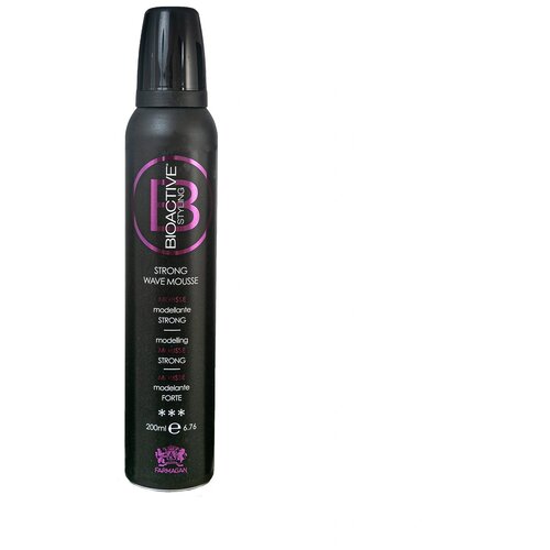 Farmagan Bioactive Styling: Моделирующий мусс для волос сильной фиксации (Strong Wave Mousse), 200 мл