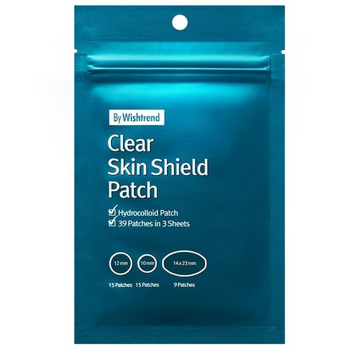By Wishtrend Патчи против высыпаний Clear Skin Shield Patch, 15 г, 39 шт. по 15 мл противовоспалительные патчи skin
