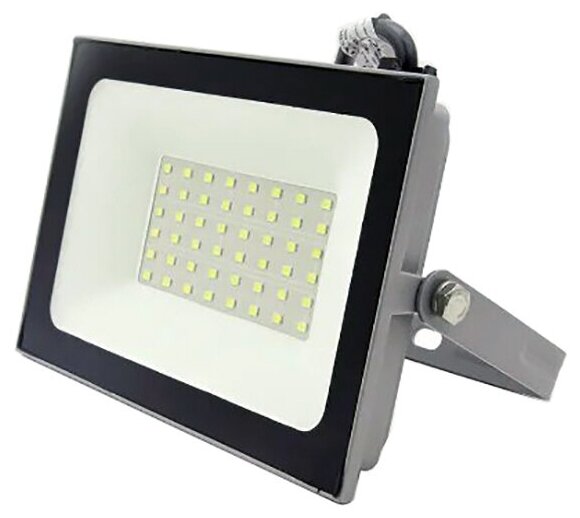 Светодиодный прожектор Foton Lighting 250Вт 220В 2700К Теплый белый 21300Лм IP65 серый 370x270x38мм 1910г, упаковка 1шт