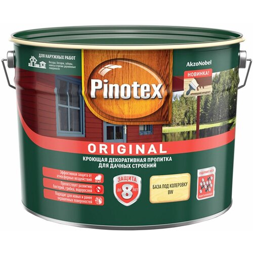 пропитка pinotex полуматовая тик 0 9 л Пропитка кроющая Pinotex Original 9 л полуматовая