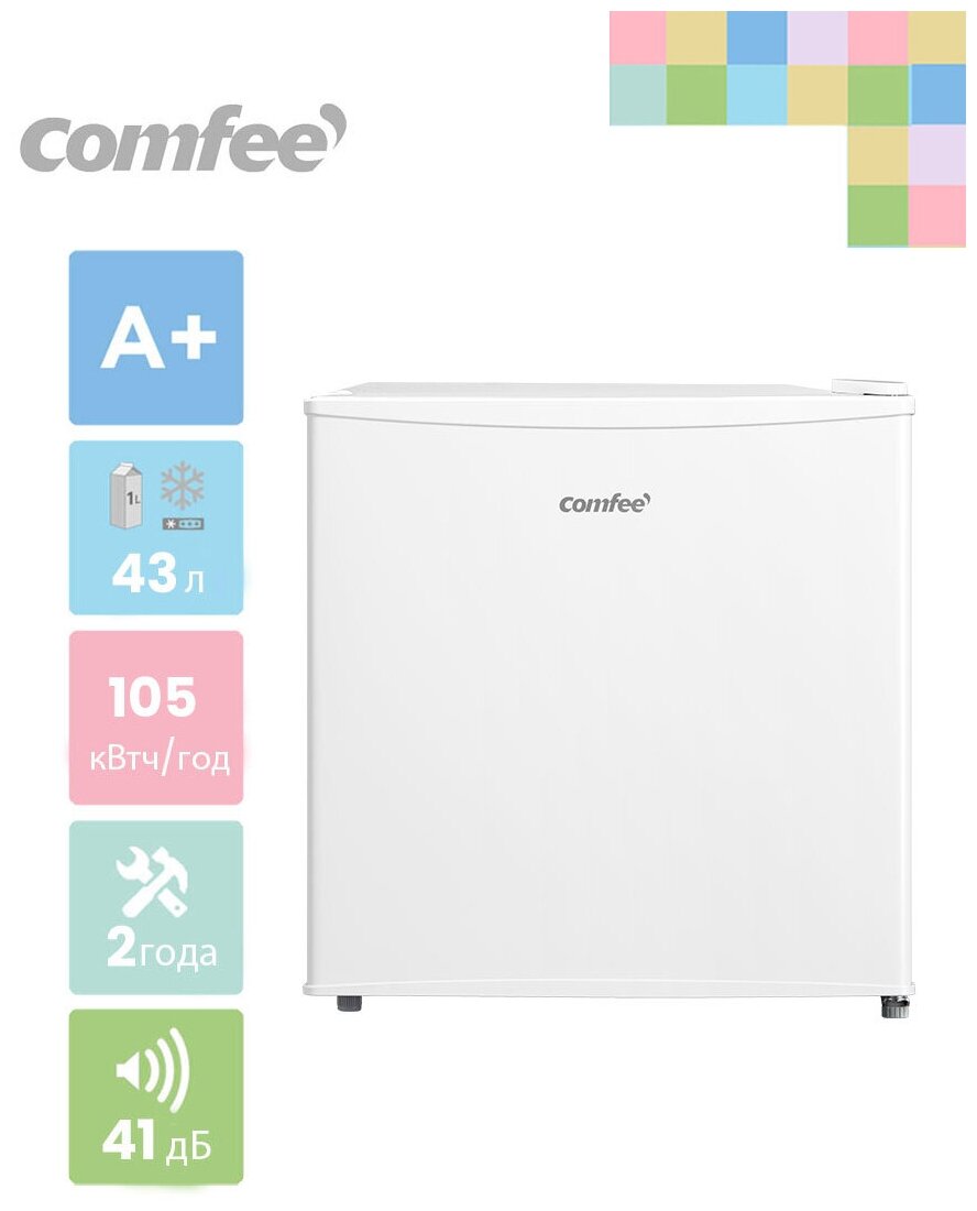 Мини-холодильник Comfee RCD76WH1R