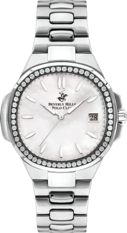 Наручные часы Beverly Hills Polo Club Наручные часы Beverly Hills Polo Club BP3320X.320, белый, серебряный