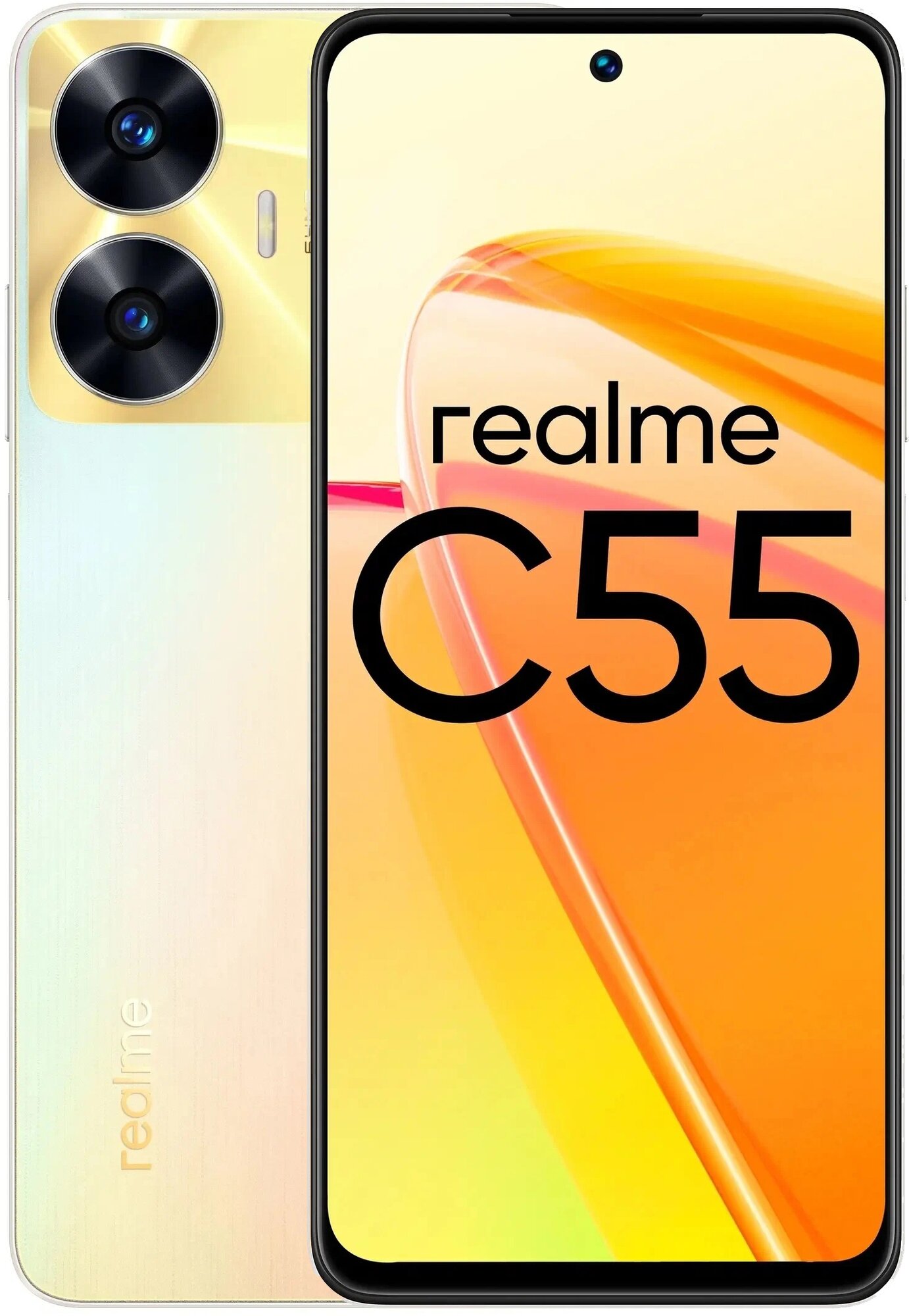 Смартфон Realme C55 6/128 ГБ, перламутровый - фотография № 2