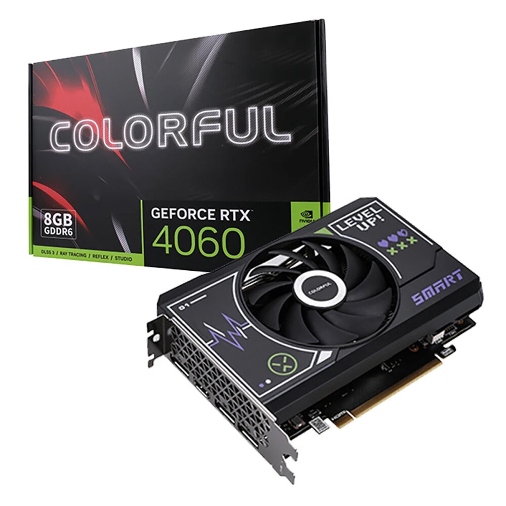 Видеокарта COLORFUL RTX4060 Mini 8GB-V, RTL