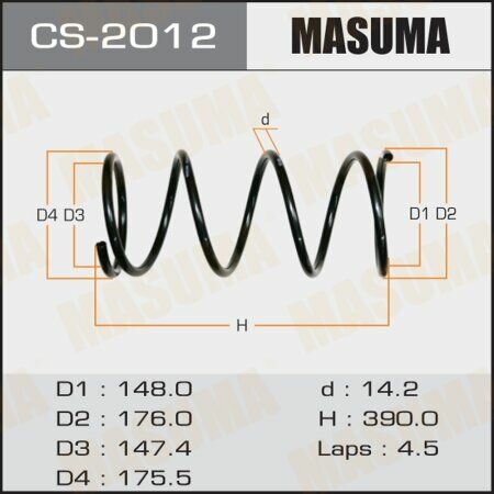 CS-2012 Пружина подвески NISSAN перед.