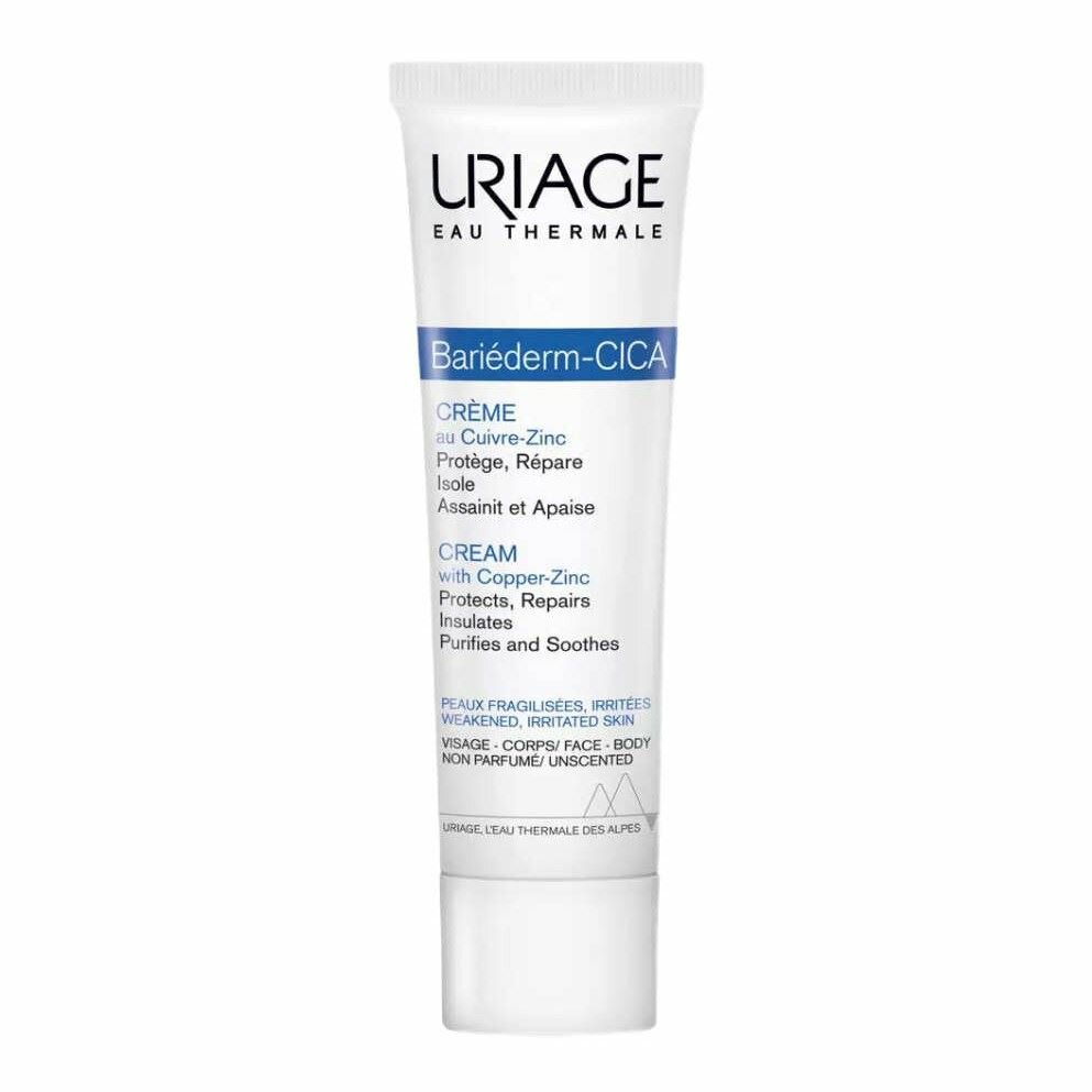 Крем Uriage Bariederm Bariederm-Cica Cream With Copper-Zinc, Цика-крем c медью и цинком, 40 мл