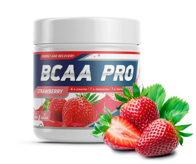 BCAA Geneticlab Nutrition BCAA Pro, клубника, 250 гр.