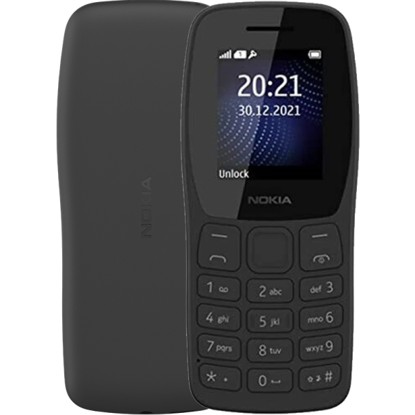 Nokia Телефон Nokia 105 (2022) Dual SIM Черный