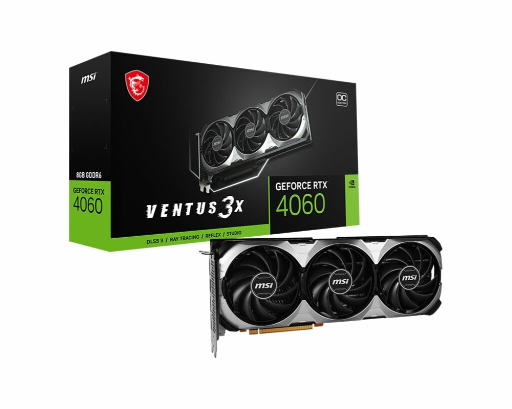 Видеокарта MSI RTX4060 VENTUS 3X OC