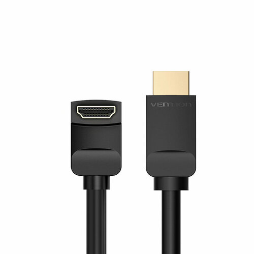 Кабель HDMI 2.0b угловой Vention 4K HDR 90 градусов 2 метра hdmi кабель v2 1 vention 8k hdr 3м