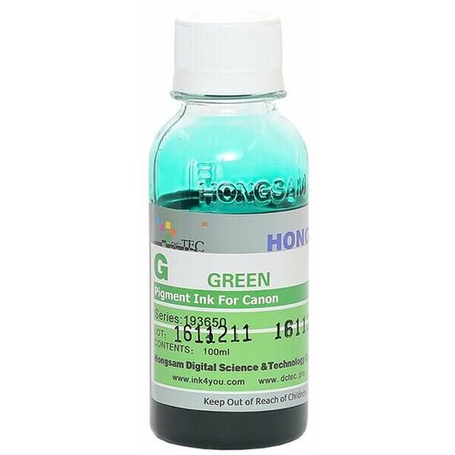 Чернила DCTec пигментные Canon Pro9500 Green (зеленый) 100 мл