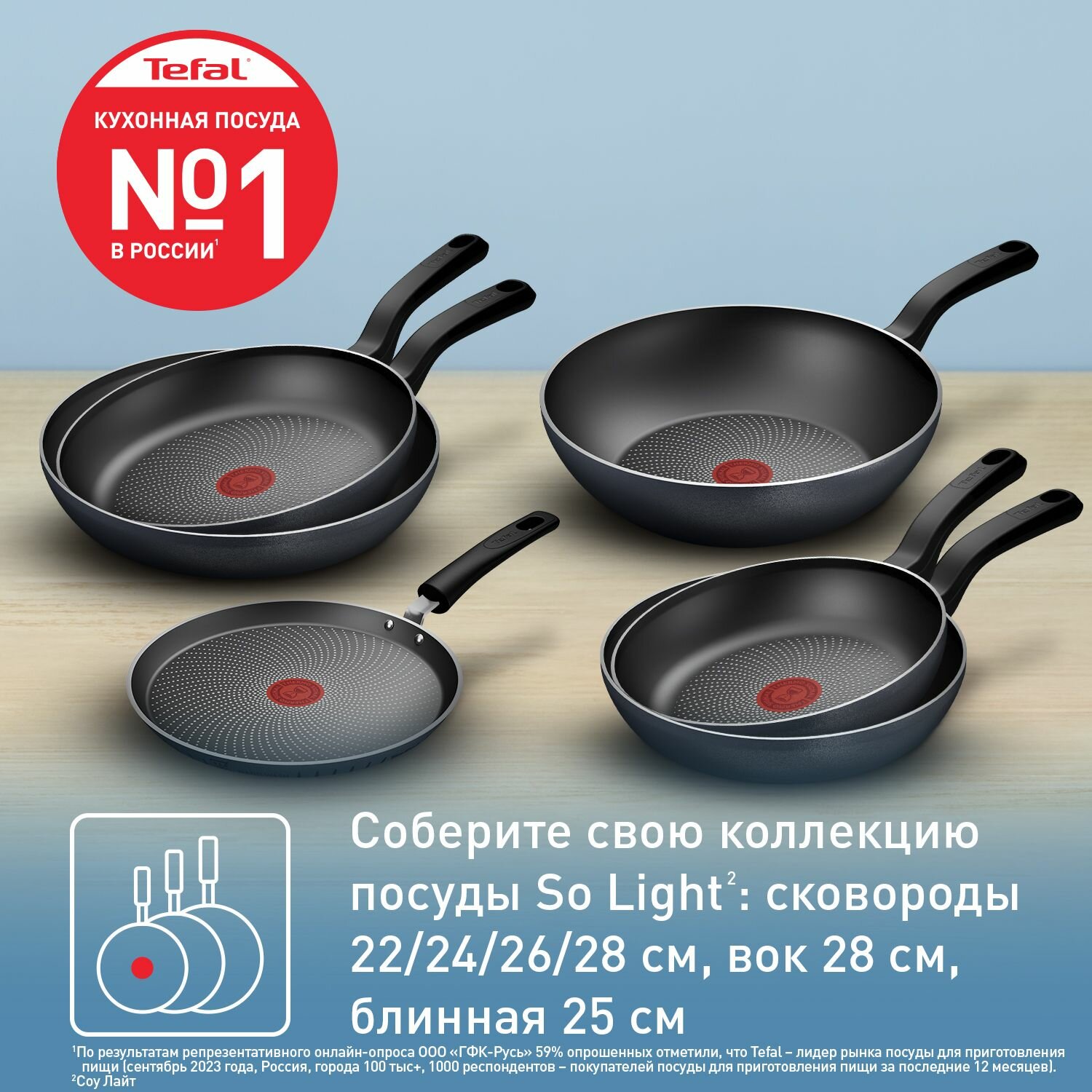 Сковорода-вок Tefal - фото №9