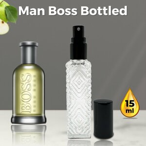 "Boss Man Bottled" - Духи мужские 15 мл + подарок 1 мл другого аромата