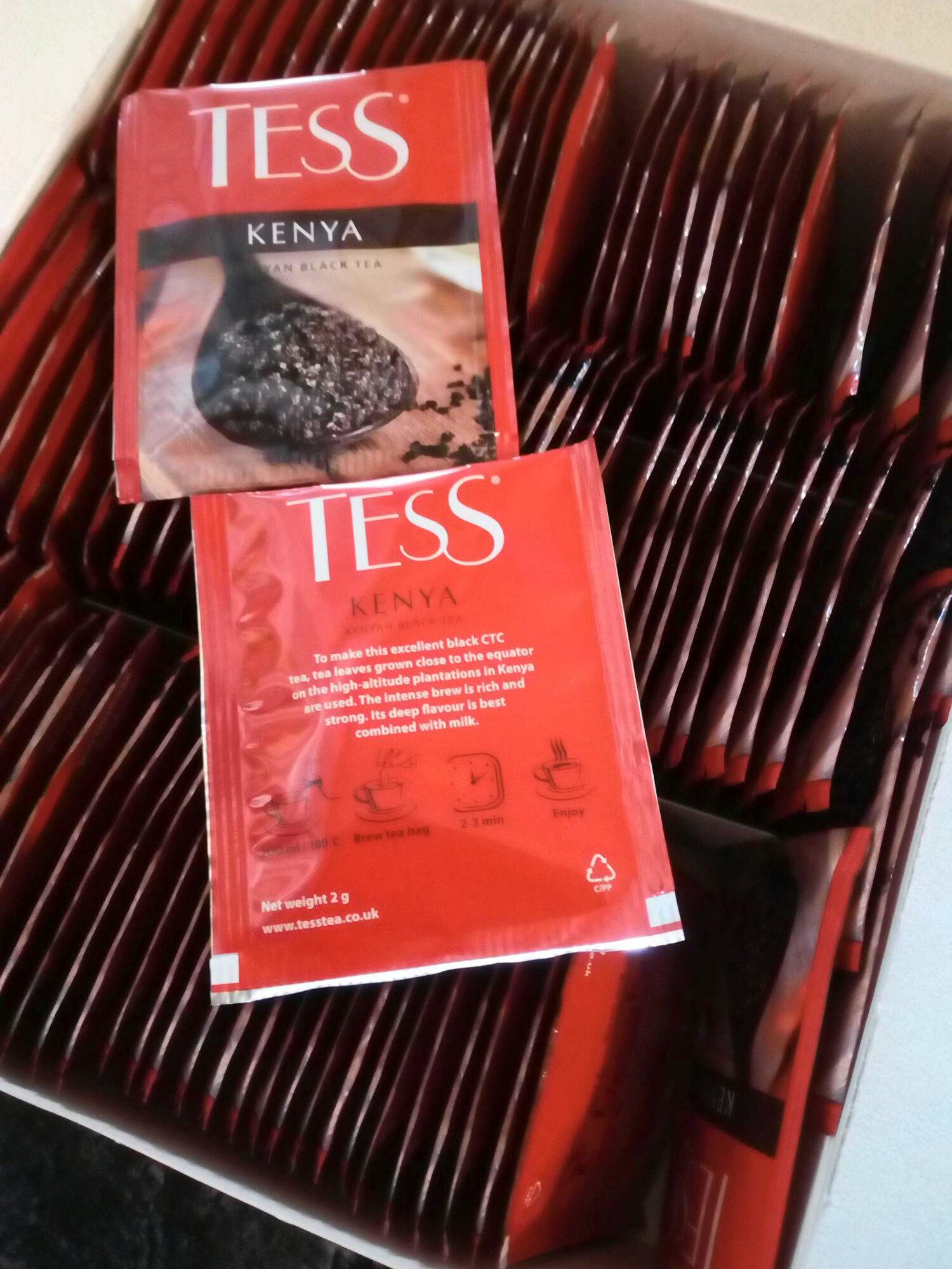 Чай черный Tess Kenya 100*2г - фото №14