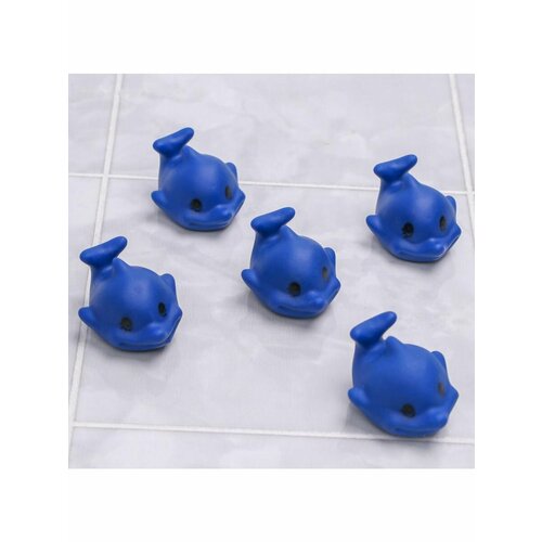 Набор игрушек для купания Дельфинчики, 5шт, с пищалкой