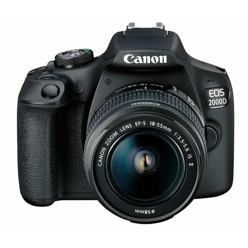 Зеркальный фотоаппарат Canon EOS 2000D Kit EF-S 18-55mm IS II 5900000₽