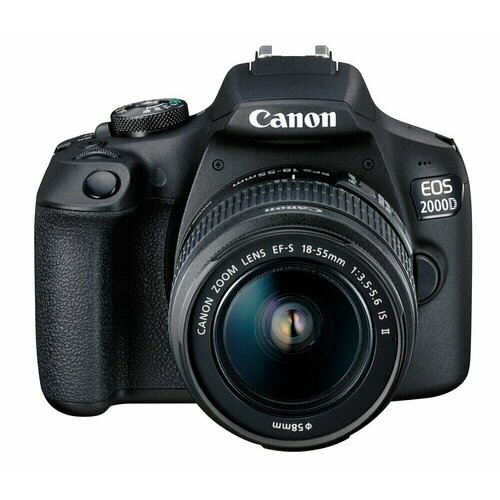 Зеркальный фотоаппарат Canon EOS 2000D Kit EF-S 18-55mm IS II