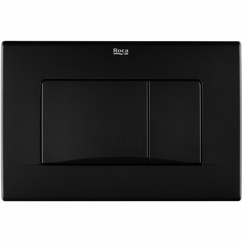фото Кнопка смыва Roca ACTIVE 32B 8901130B6 черный матовый