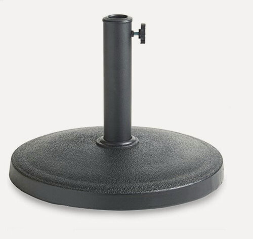 Изображение товара Подставка для зонта, диаметр 45 см, высота 33 см, черная /Основание для зонта