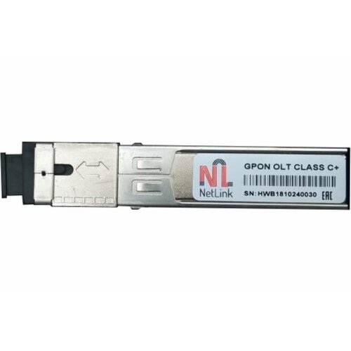 Трансиверы NetLink Модуль NetLink SFP-OLT-С+GPON/2.5G/Tx1490nm/Rx1310/20km