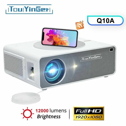 Проектор TouYinger Q10A 12000 люмен 4K WIFI 1080P Full HD