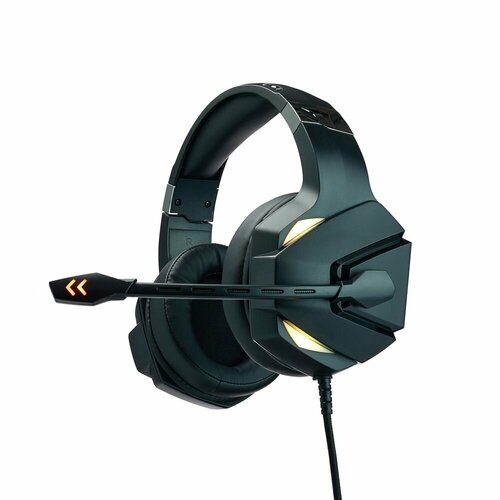 Наушники проводные игровые с микрофоном разъемы Type-C и USBА функция виброшока 5174₽