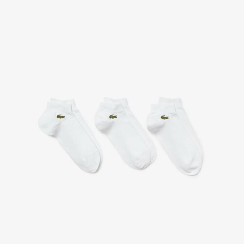 Носки LACOSTE, 3 пары, размер T2, белый носки lacoste размер t2 белый