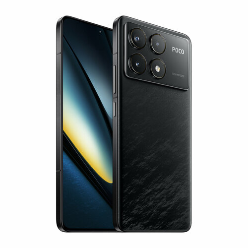 Смартфон Poco F6 Pro 3200x1440 16GB1024GB Black Ростест 74489₽