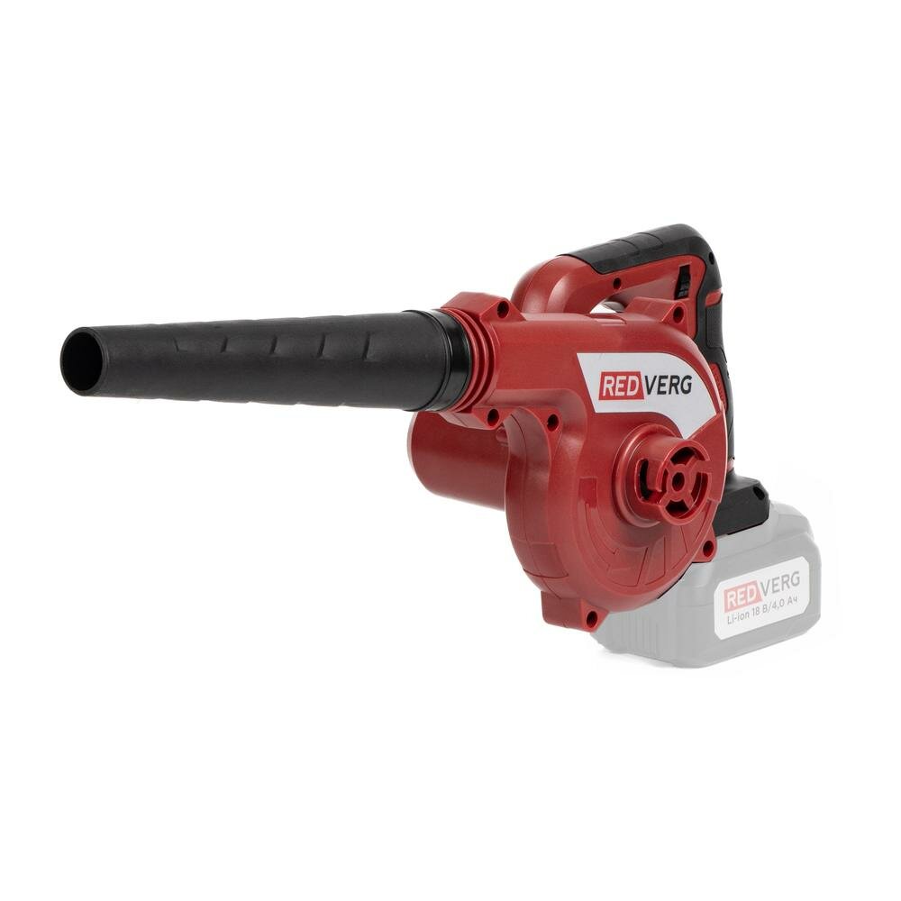 Аккумуляторная воздуходувка-пылесос REDVERG RD-BV18M/U (без акк, без з/у) - фото №4