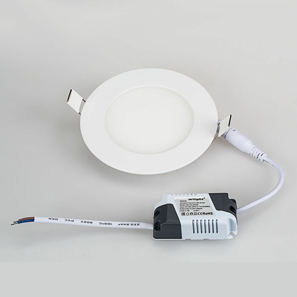 020105 Светильник DL-120M-9W White (ARL IP40 Металл)