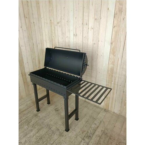 Мангал - гриль. Усиленное барбекю 5мм горячекатанная сталь. С крышкой и столиком