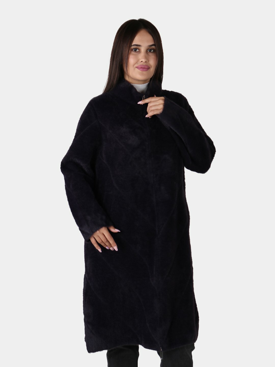 Пальто, размер One Size, черный