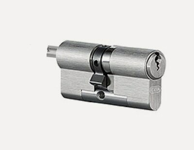 Изображение товара Цилиндровый механизм EVVA EPS ключ/вертушка 67 мм. (31+36В) матовый никель (личинка замка, сердцевина, секретка, врезной, цилиндр