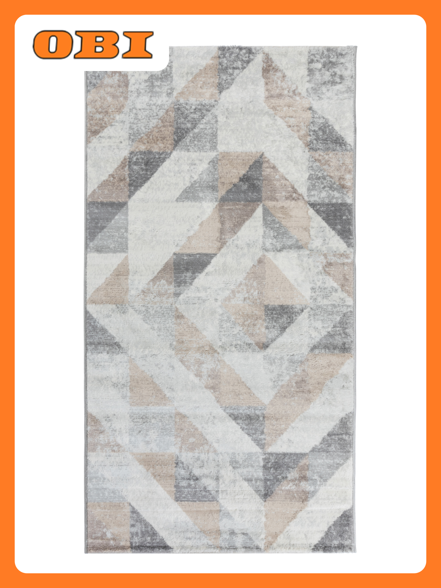 Ковер FLORES Vizon/Ivory 0.8x1.5 м полипропилен высота ворса 7 мм