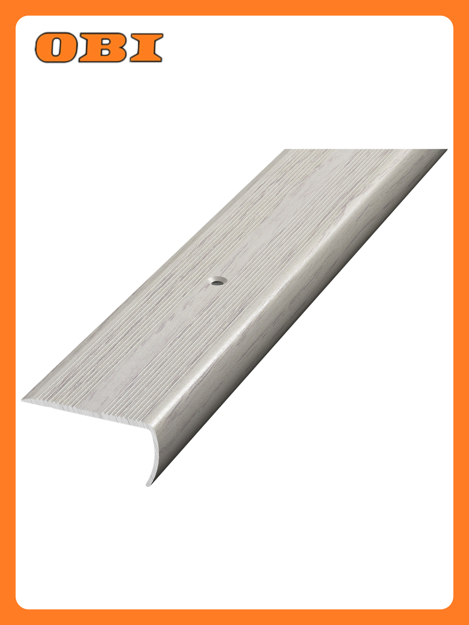 Уголок Лука ПУ 06 алюминий дуб арктик Г-образный 900x40 мм