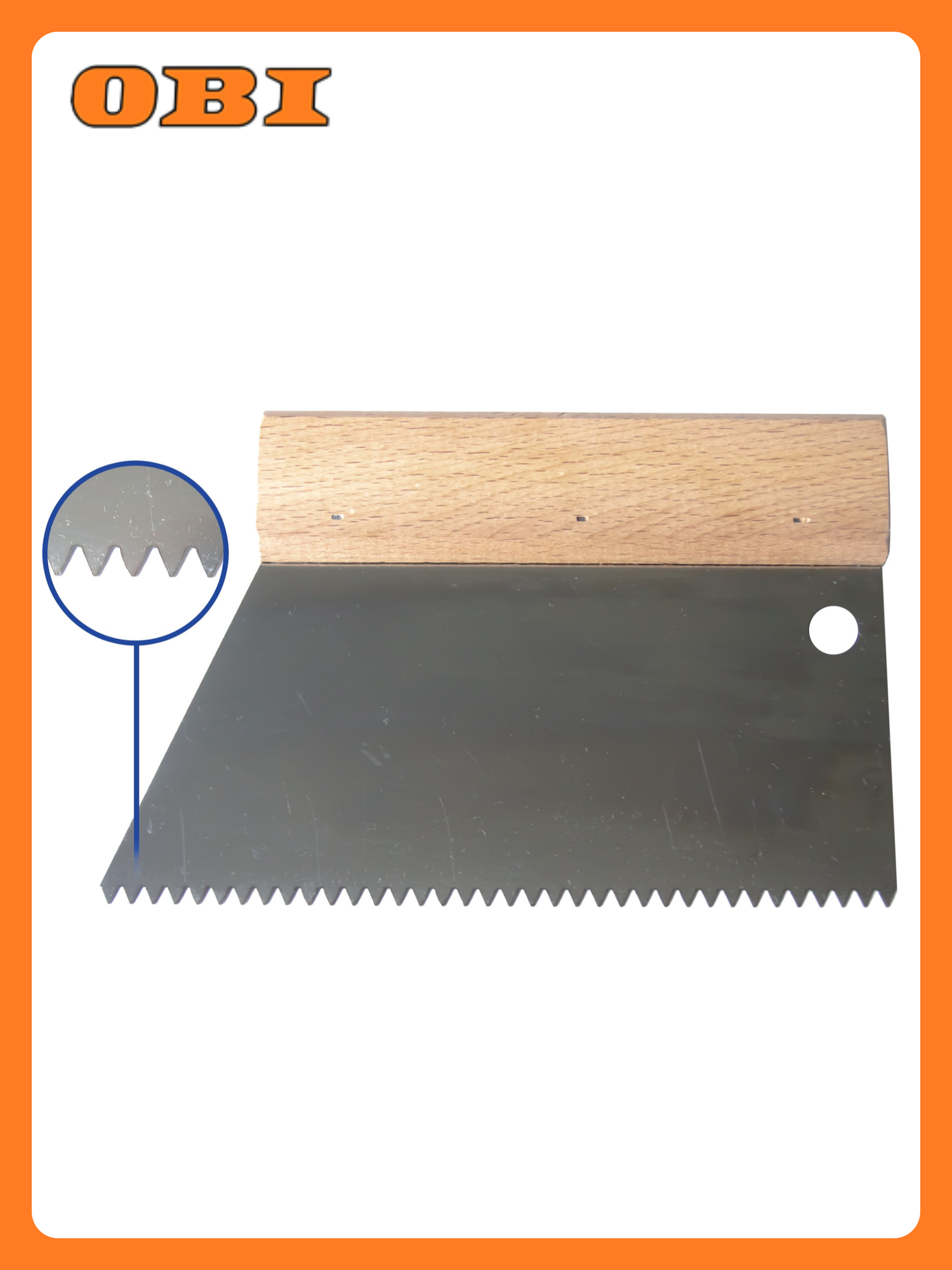 Шпатель серебристый 180 мм